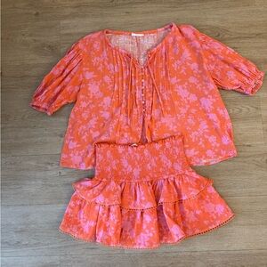 Talulah Cypress Top and Smocked Skirt